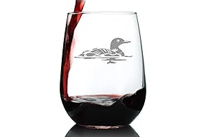 Loon Wine Glass: The Perfect Gift for Bird and Nature Enthusiasts
