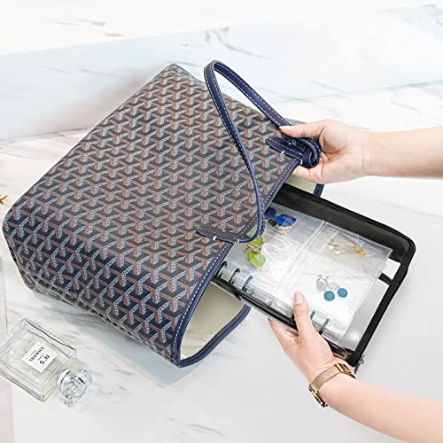 Uross Transparent Jewelry Storage Book, Jewelry Earring Organizer, Clear Travel Jewelry Organizer Book, Zipper Jewelry Storage Display For Necklaces Earrings Rings Bracelets With Pockets (84 Grids) #TOP4