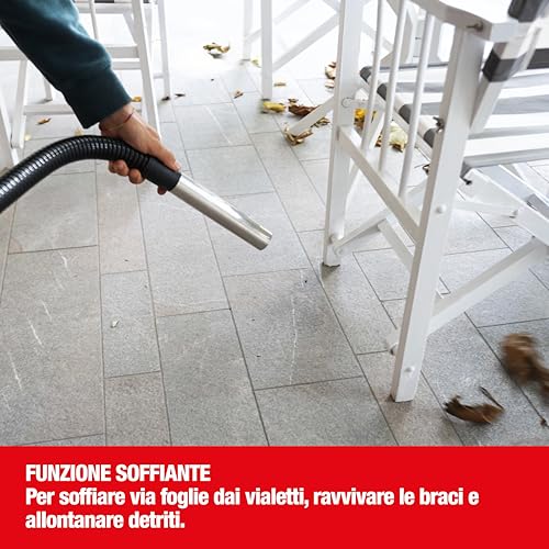 Lavor Aspirador de cenizas ASHLEY 112 con función de soplado, filtro HEPA lavable y prefiltro de polvo fino - imagen 3