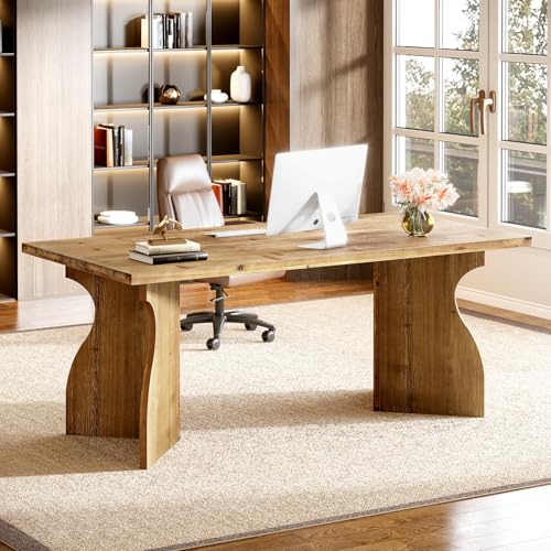 TRIBEWOOD 63-Inch Solid Wood Desk