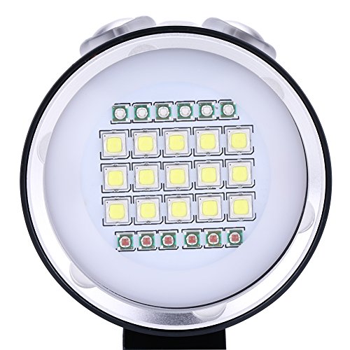 Akozon Luce subacquea 18000 LED lampada subacquea IPX8 impermeabile 500 m, luce subacquea