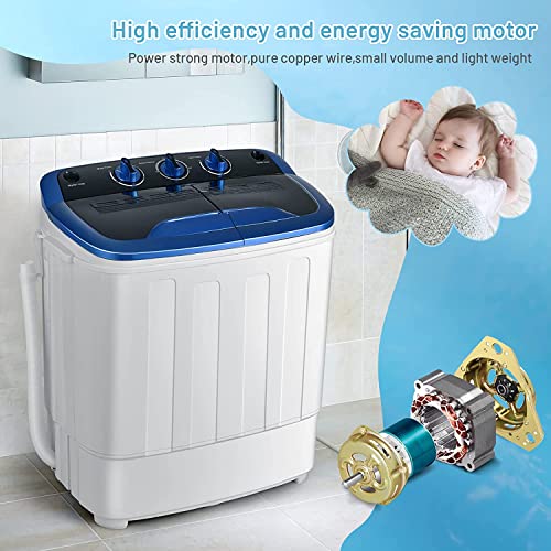 Mamahome Df-X3608-Blue Mini Washing Machine, Xpb36-1208-Blue, Blue #TOP2