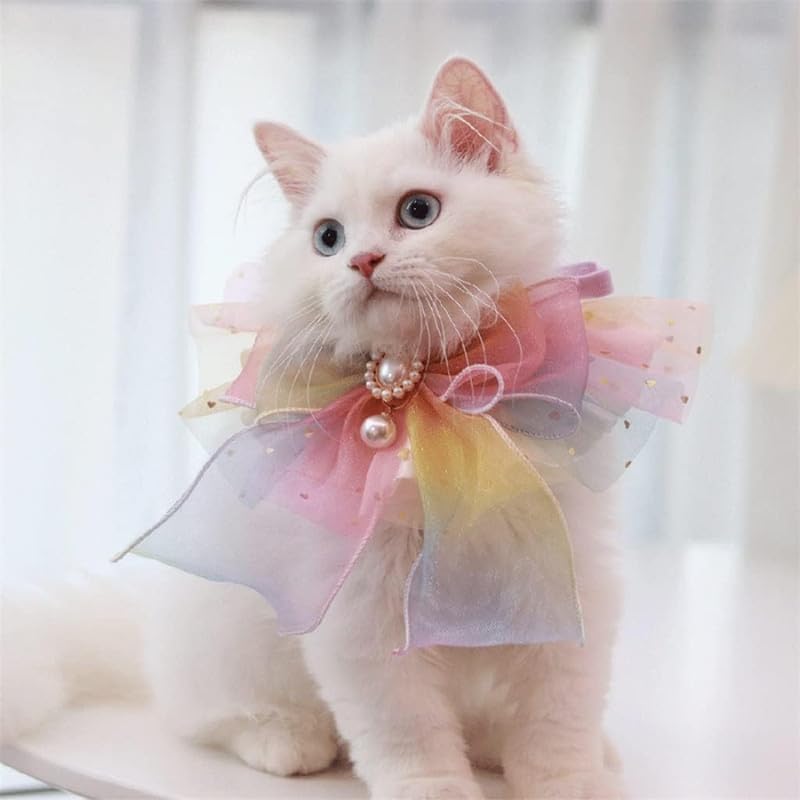 kittuPet Christmas Dog Lace Collars Bib Bowknot Cat Scarf Puppy Necklaces Dog Accessories Pack of 1 (B0CRBCC7QB) Amazon Price History, Amazon Price Tracker
