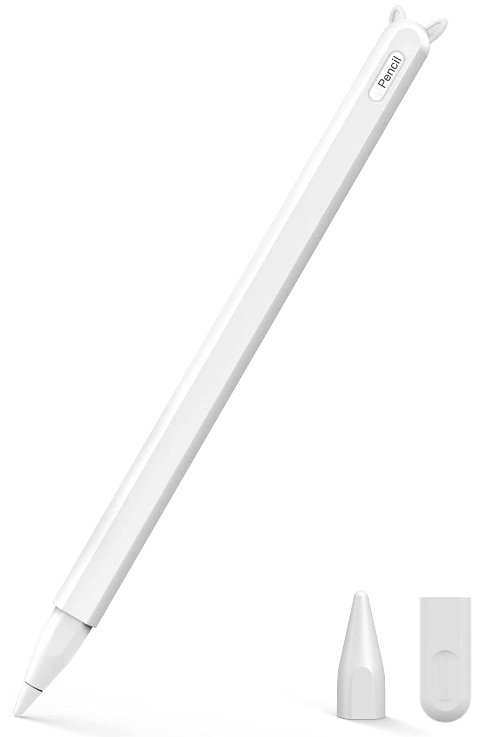 Meyaar Cute Ear Case Silicone Skin Cover for Apple Pencil 2nd Generation, and Protective Nib Cover Accessories Compatible with iPad Pro 11 12.9 inch, (Pink) — Amazon image 10