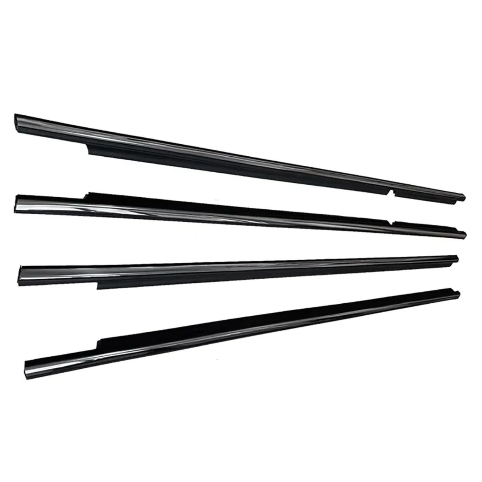 Glilar Chrome Automotive Window Seals Compatible With Lexus For Lx470 1998-2007 4Pcs Car Window Weatherstrip Belt Trim Sealing Strips Outer Glass(Chrome)