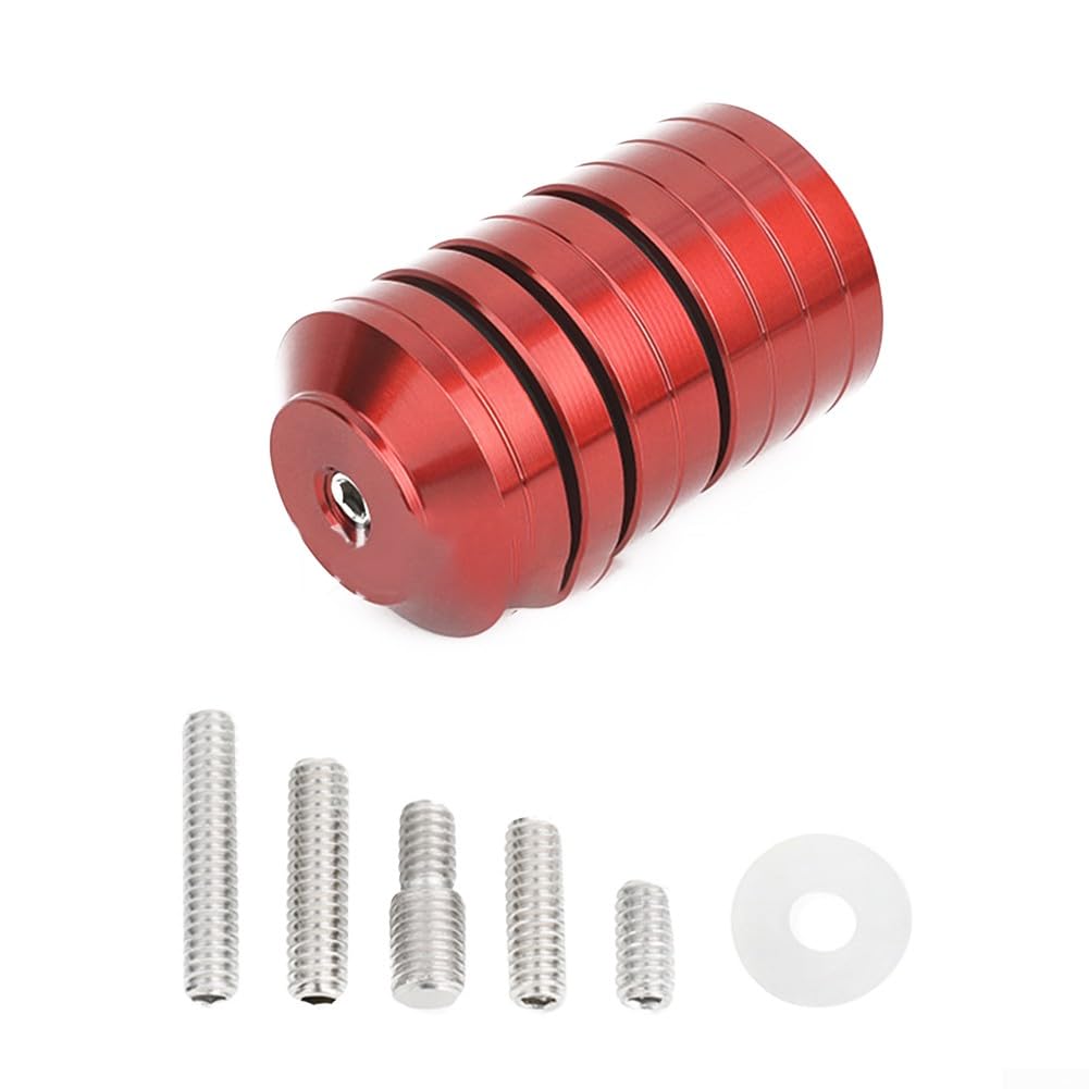 Stabilisateur de poids de rechange pour arc, alliage d'aluminium de qualité supérieure, réduction du bruit (rouge)