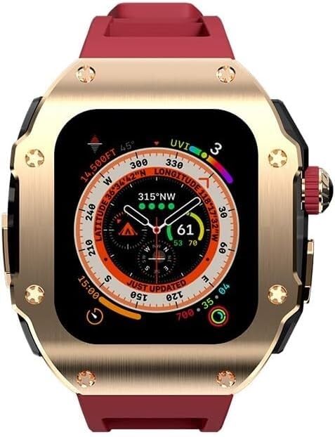 Boîtier Apple Watch Ultra 2 49mm acier et fermoir papillon