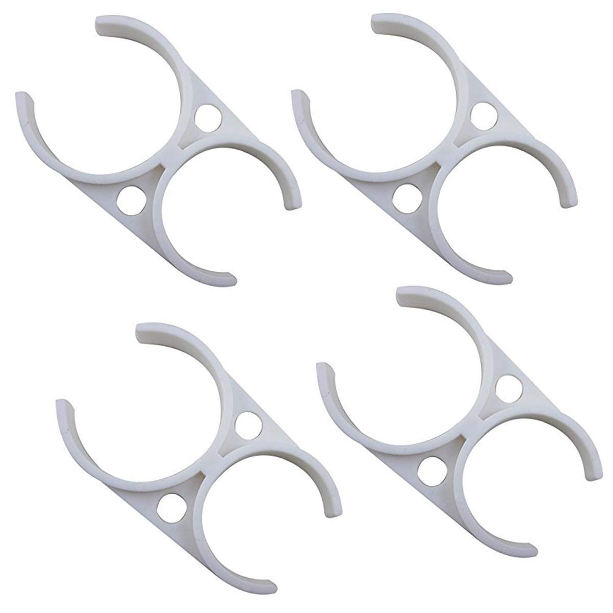 YZM Reverse Osmosis RO Housing (4, Double Clip Clamp 2.5