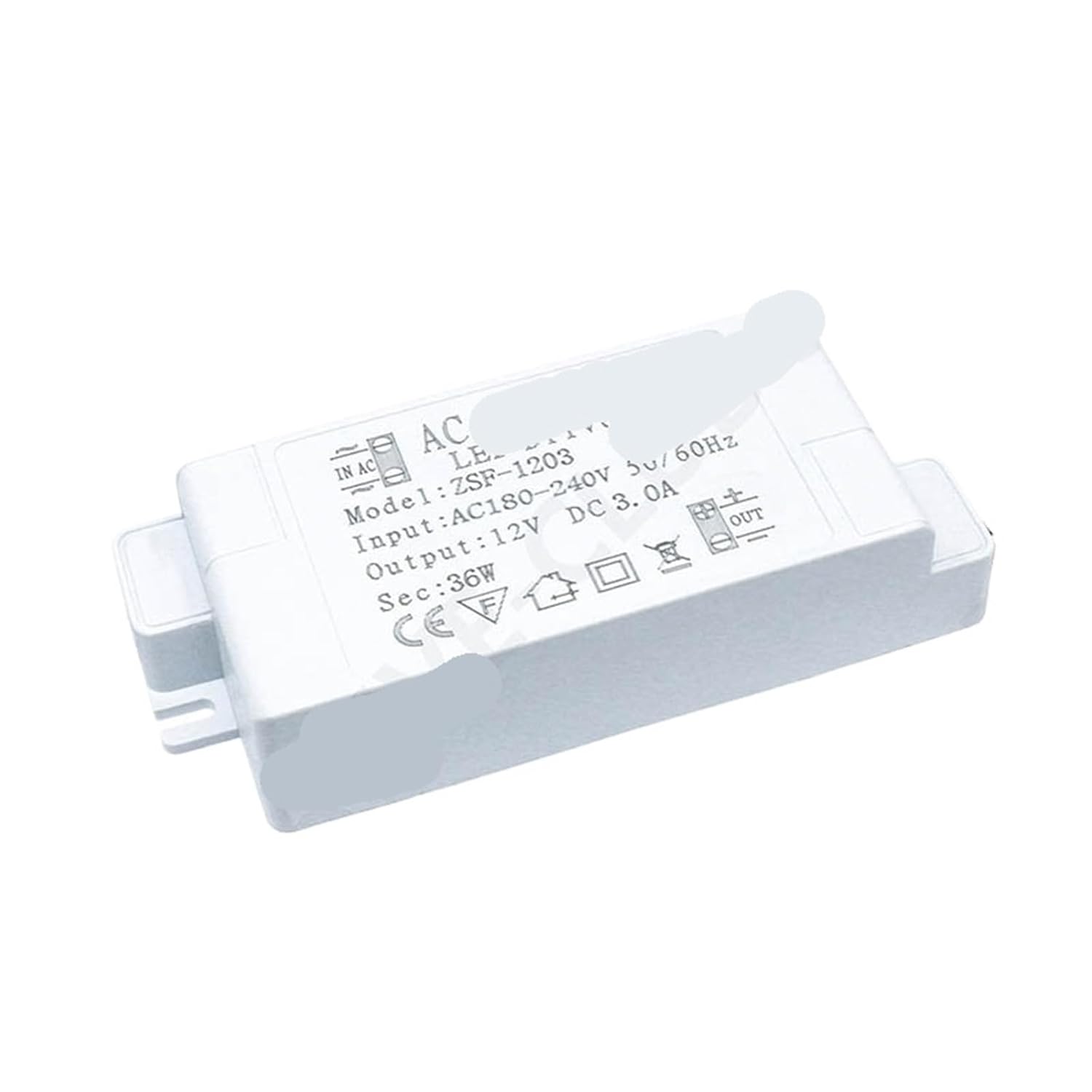 1PCS LED Driver Lighting Transformer(48W DC12V 4A New)
