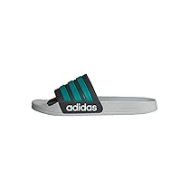 adidas Adilette Shower Slides, Infradito Unisex – Adulto, Core Black Pure Teal Grey Two, 39 EU