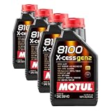 Olio motore Motul 8100 X-CESS 5W40 LT. 1 (Confezione da 4)