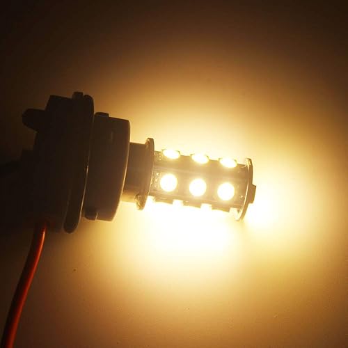 Miniatura 4 de BlyilyB Paquete de 10 bombillas LED blancas BA15D 1142 6500K de repuesto DC 12V interior RV caravana remolque, iluminación de barco, patio, luces