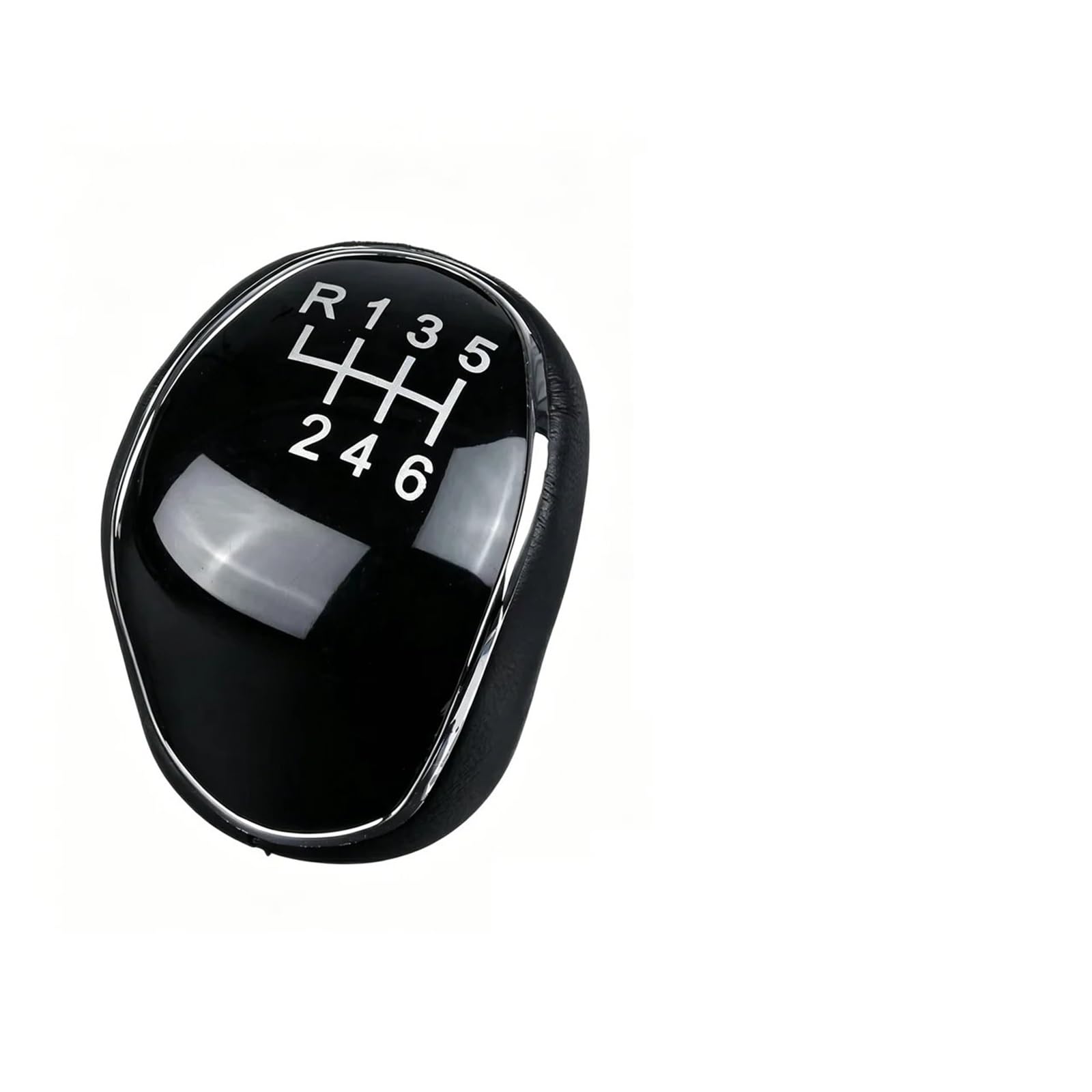 Jsyalmslw Black 6 Speed R135 Shift Knob For Focus/For Mondeo/Kuga/S-Max/C-Max/Galaxy Standard Fit