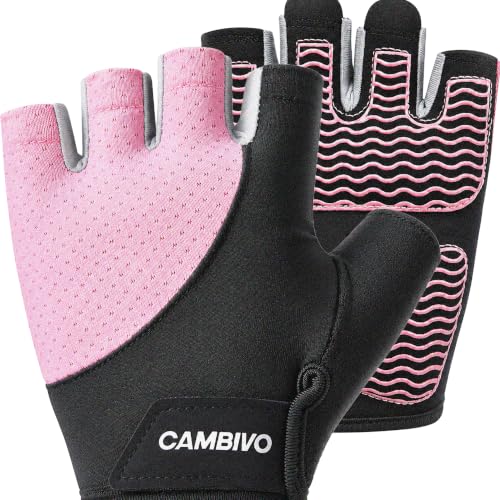 CAMBIVO Weight Lifting Gloves with Wrist Support