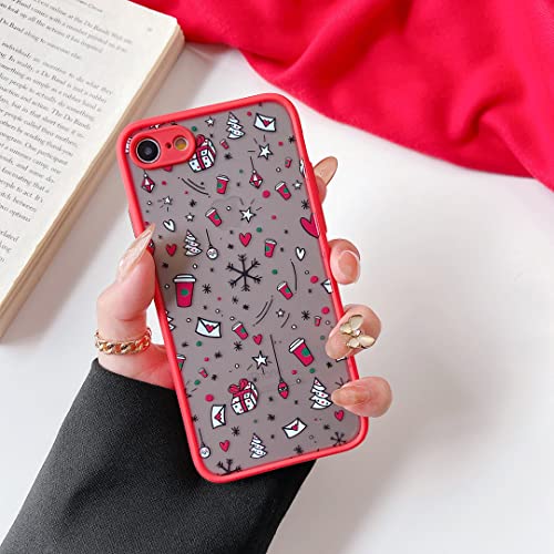 Coque iPhone 7 Noël motif Merry Christmas en silicone rigide et TPU ZTOFERA