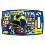 YouTheFan NFL Los Angeles Rams Retro Series Cutting Board