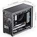 JONSBO D31 MESH Black Micro ATX Computer Case, MATX/ITX Mainboard/Support RTX 4090(335-400mm) GPU 360/280AIO,Power ATX/SFX: 100mm-220mm Multiple Tool-Free Design,Black