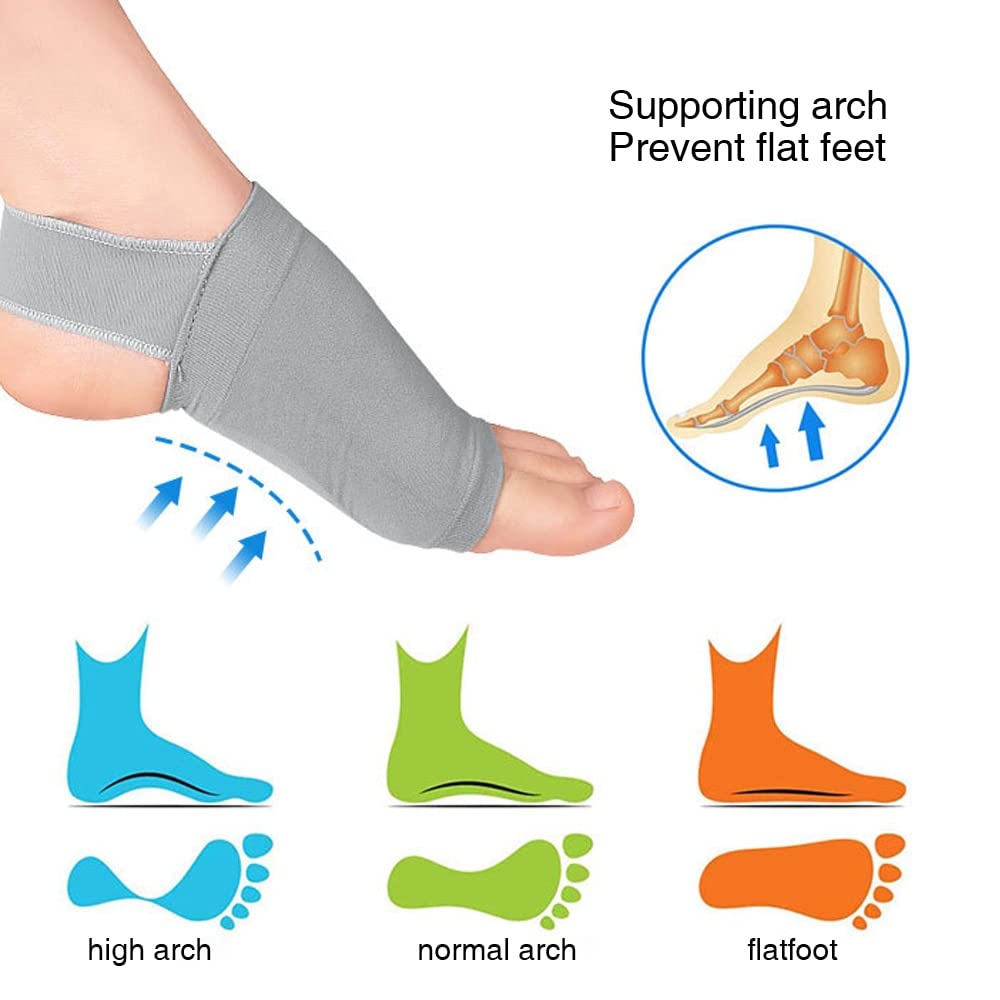 1 Paar Fußgewölbe-Sportfußpolster, elastische Bandage, Plattfuß, Fußgewölbeunterstützung, orthopädische Einlegesohlen, Plantarfasziitis-Unterstützung, Fersensporn, Riemen/48