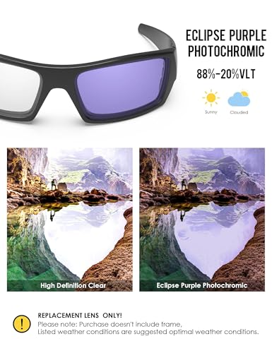 Image of BLAZERBUCK Anti-salt Polarized Replacement Lenses for Oakley Gascan OO9014 Sunglass