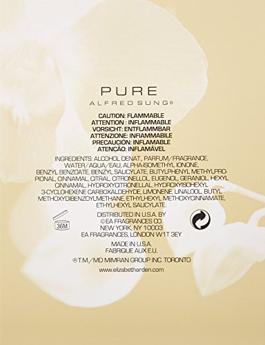 Alfred Sung Pure By For Women. Eau De Parfum Spray 3.4 Ounces