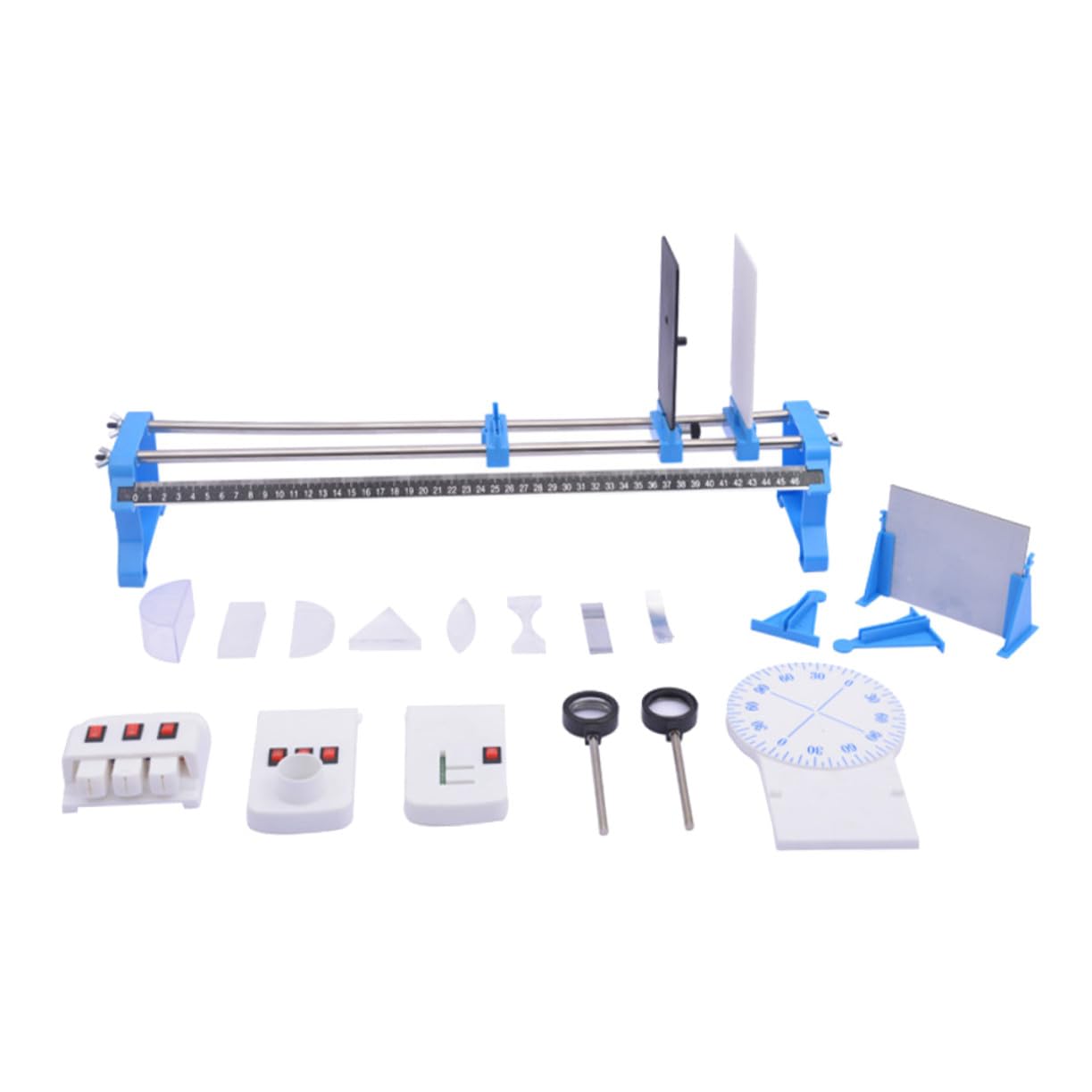 Ciieeo Kit D'expérimentation Optique en Plastique pour Garçon et Filles et Étudiants, Matériel Sûr pour Expériences Physiques et Apprentissage Pensée