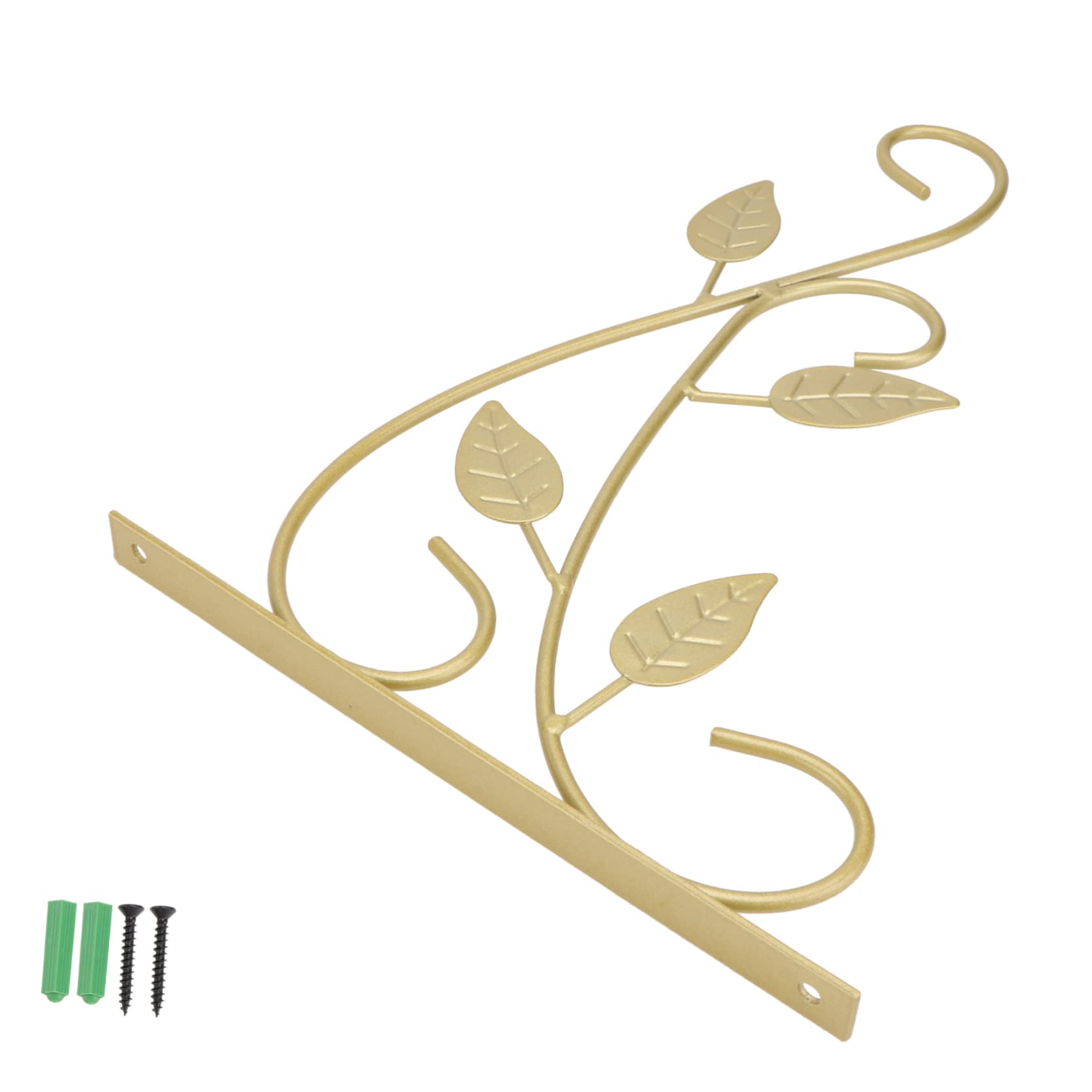 Abaodam Sturdy Wall-Mounted Flower Pot Stand Holder for Garden Balcony and Room