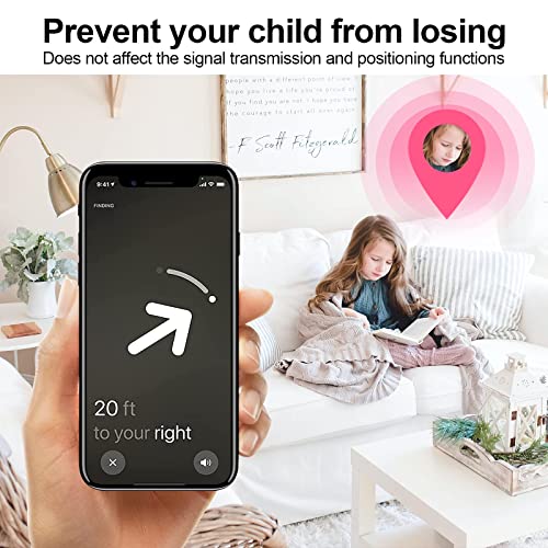 Image of Bracelet for AirTag Kids,Protective Cover for Air Tag with Nylon Wristband | Adjustable for Air Tag Bracelet,Anti Lost GPS Trackers Case Elastic Watch Band for Toddlers Girls Boys Elders