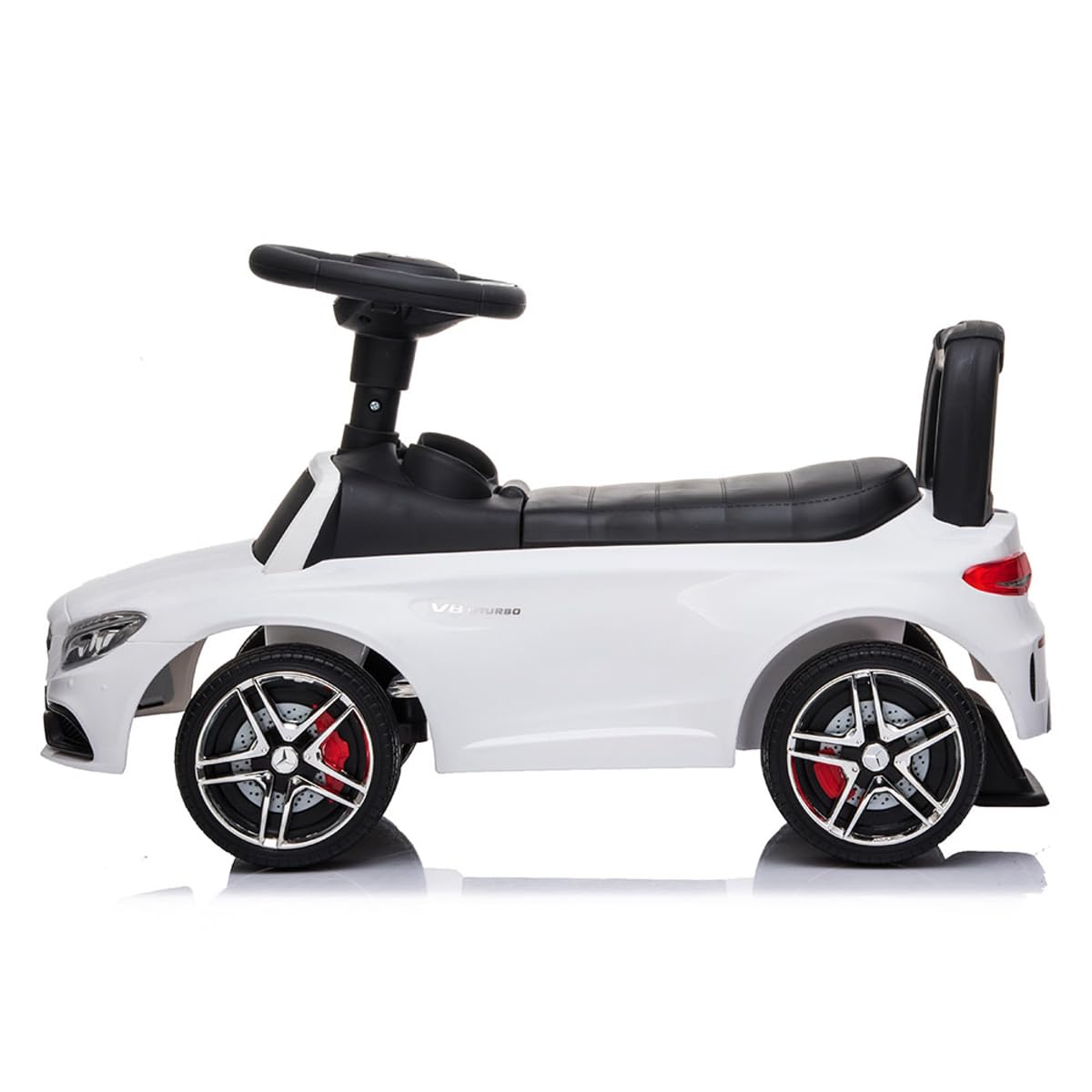 Correpasillos Niños Mercedes AMG C63 Correpasillos con Licencia Oficial para Niños | Almacenamiento Bajo el Asiento y Sistema Antivuelco | Coche de Juguete Infantil sin Pedales