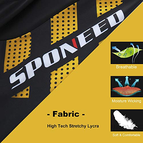 sponeed Men's Cycling Shorts Padded Bicycle Riding Pants Bike Biking Clothes Cycle Wear Tights - Image 3