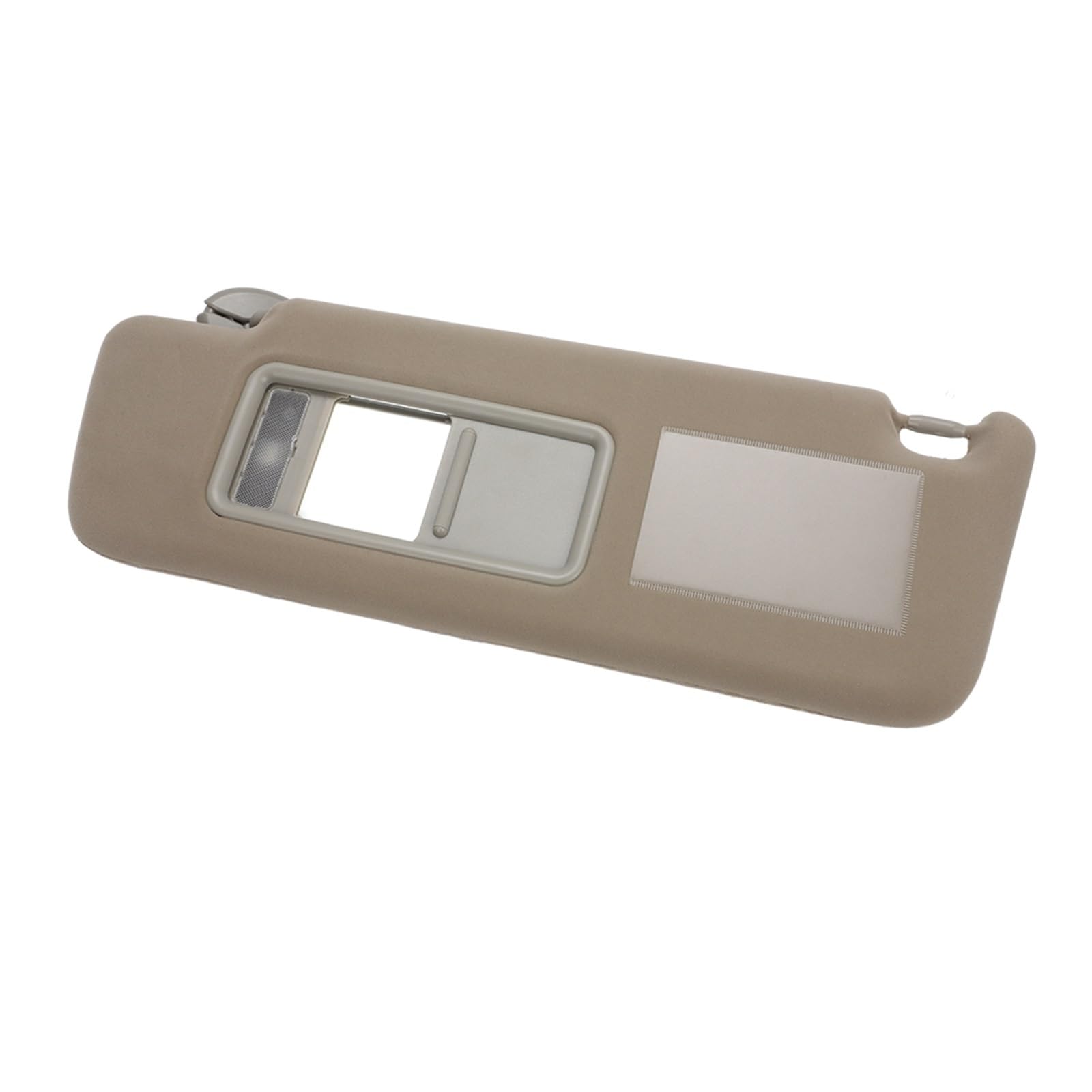 Viseras Parasol para Toyota para Land para Cruiser J12 para Prado LC120 2002-2009 Gris Beige Visera Izquierda Derecha para Coche Visera Interior For Parabrisas (Tamaño : Beige Left)