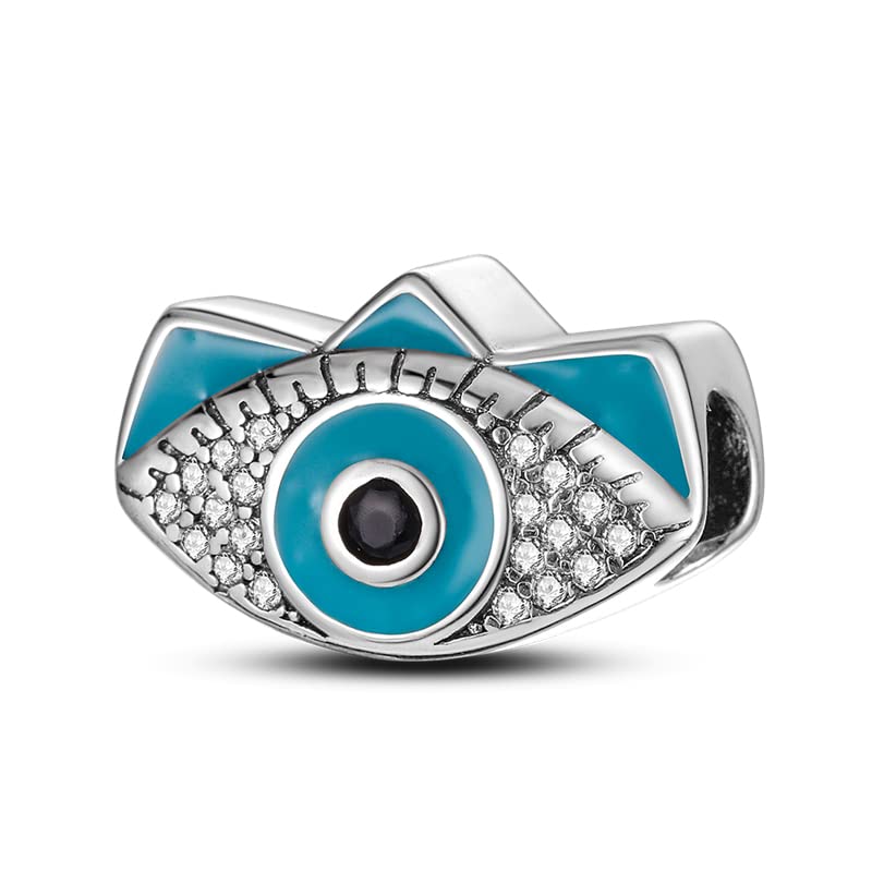 Pandach Damen Charm Anhänger für Armband 925 Sterling Silber Charms Beads passend für Armband und Halskette, Kompatibel mit Europäischen Armbänder für Frauen Mädchen C1