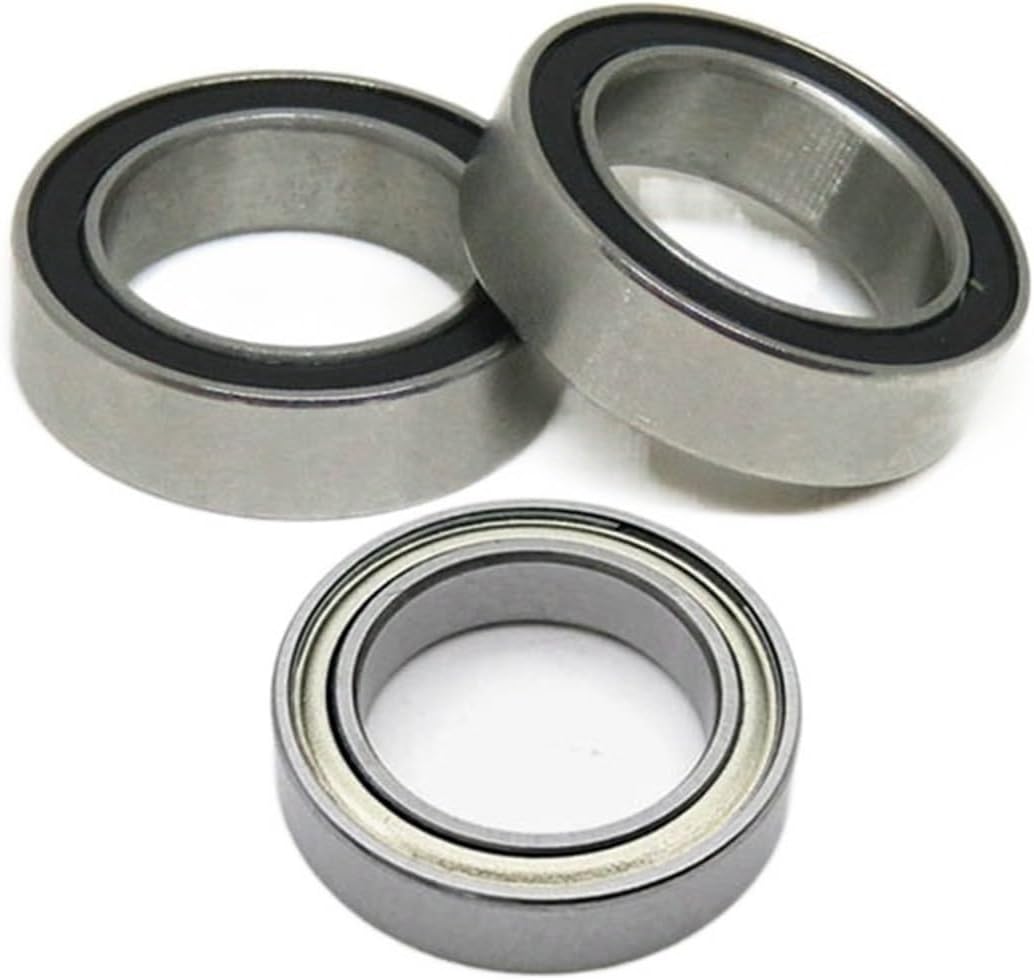 6700/6701/6702/6703/6704/6705 2RS ZZ Thin Section Rubber Shielded Bearing Ball Bearings(6702RS 10pcs)