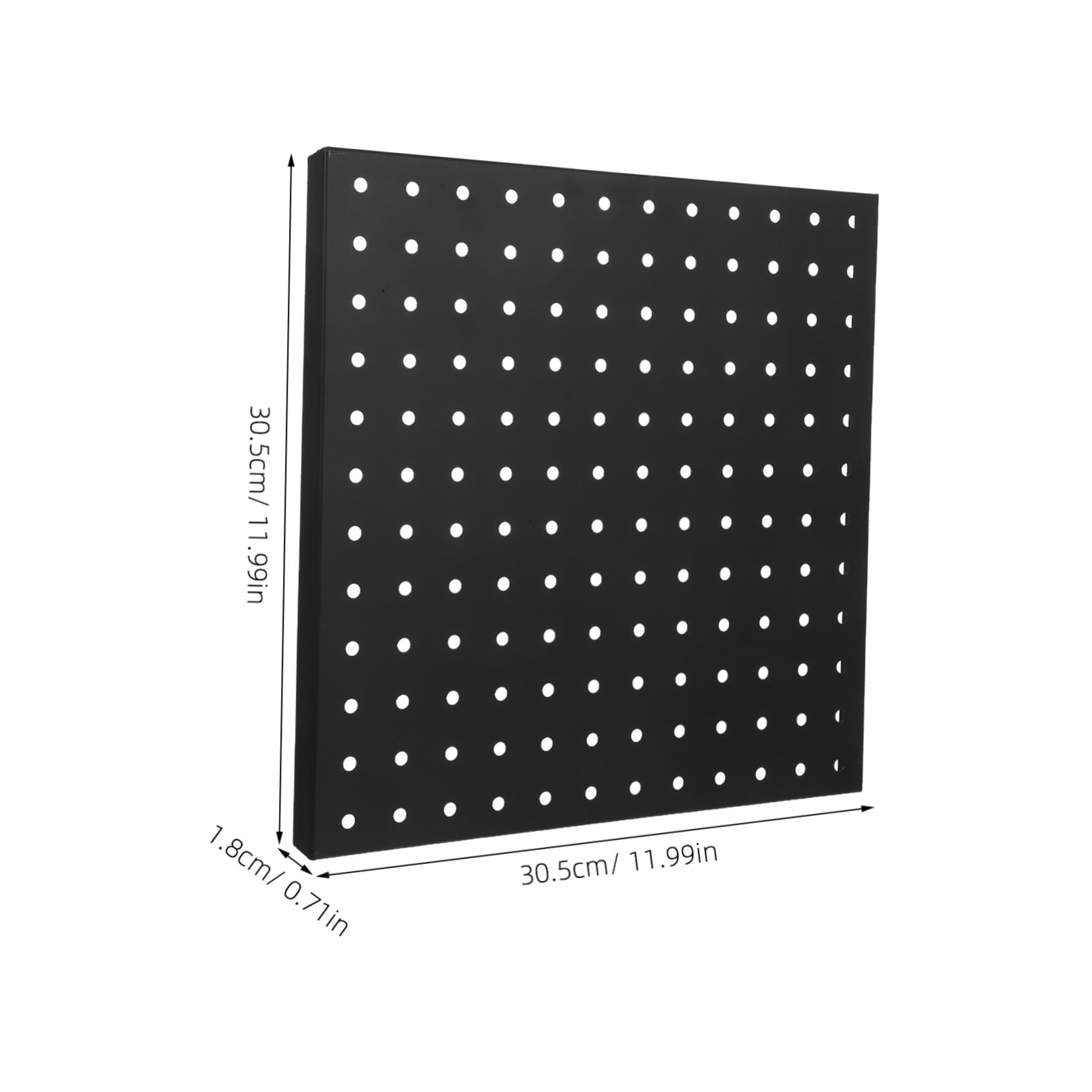 4 Paneles Perforados De Pared Con Agujeros Gruesos Soporte Para Herramientas Organizador De Pared Para Oficina Soporte De Exhibición Tablero Perforado Para Garaje Escritorio