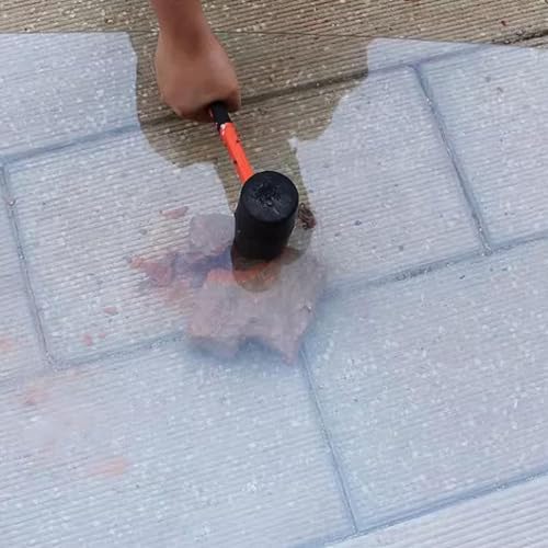 Polycarbonate Roofing Sheets for Greenhouses - Clear Shatterproof Acrylic Panels, 10 Pack Outdoor Canopy Roof Replacement, Durable Transparent Carport Covers