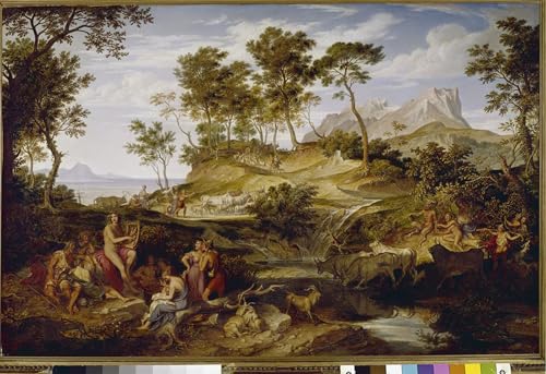Affiche impression prints toile Parmi les bergers thessaliens 60x90cm