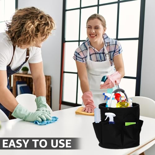 Bolsa de limpieza multiusos con compartimentos para productos de hogar 8
