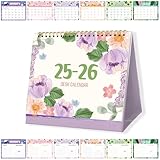PRSTINCOL Holiday Desk Calendar 2025-2026,october 2025 to december 2026 Festival Planner for Home Office Desk Organizer