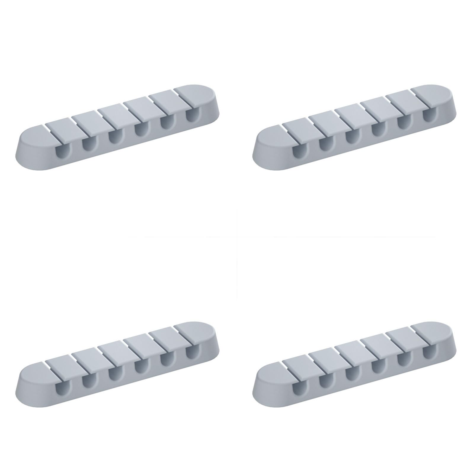 Hsioluted Of 4 Space Saving Desk Cord Organizers Texture Cable Clip Suitable for Electronics Cable Concealments Clip