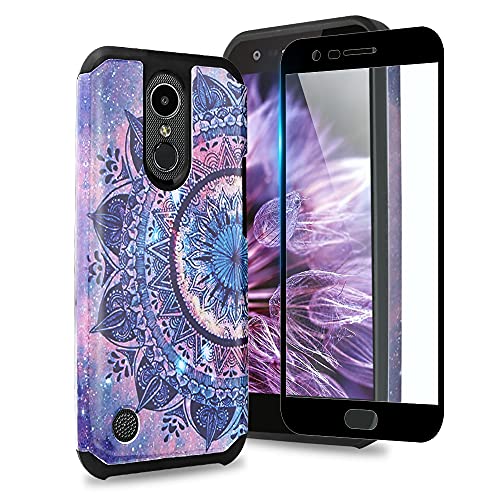 LG K20 Plus Case, LG K20 V Case, LG Harmony Case, LG Grace 4G LTE Case, TJS Design Ultra Thin Slim Dual Layer Hybrid Shockproof Impact Rugged Sakura Cherry Blossom Exotic Floral Case Cover