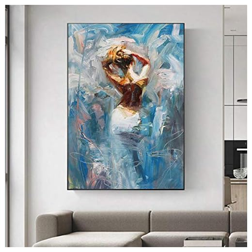 Modern känd abstrakt konst kvinna baksida konst kanvas tryck målning vardagsrum vägg bild hem gång dekoration affisch – 80 x 120 cm ingen ram