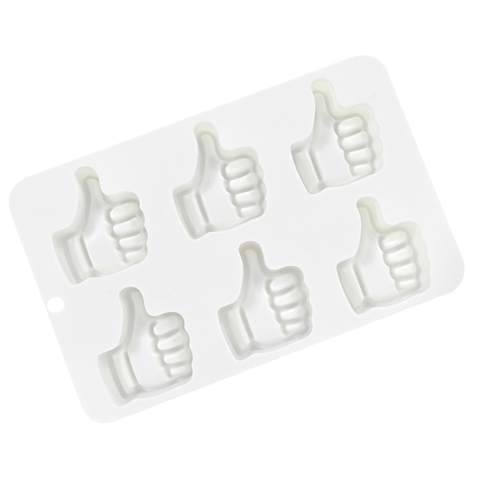 Food Grade Silicones Baking Molds 6 Cavity Thumb Up Design for Party Dessert Treats Craft Making Silicones Dessert Molds