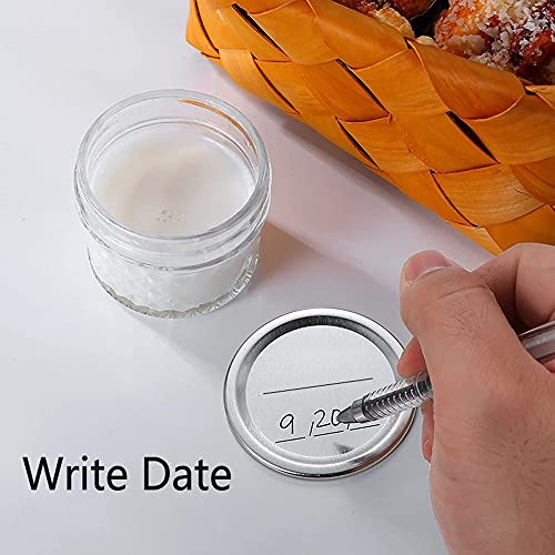 Eofjruc 50-Count Wide Mouth Canning Lids For Ball, Split-Type Metal Mason Jar Lids For Canning And Food Storage, Airtight Seal And Leak Proof #TOP4