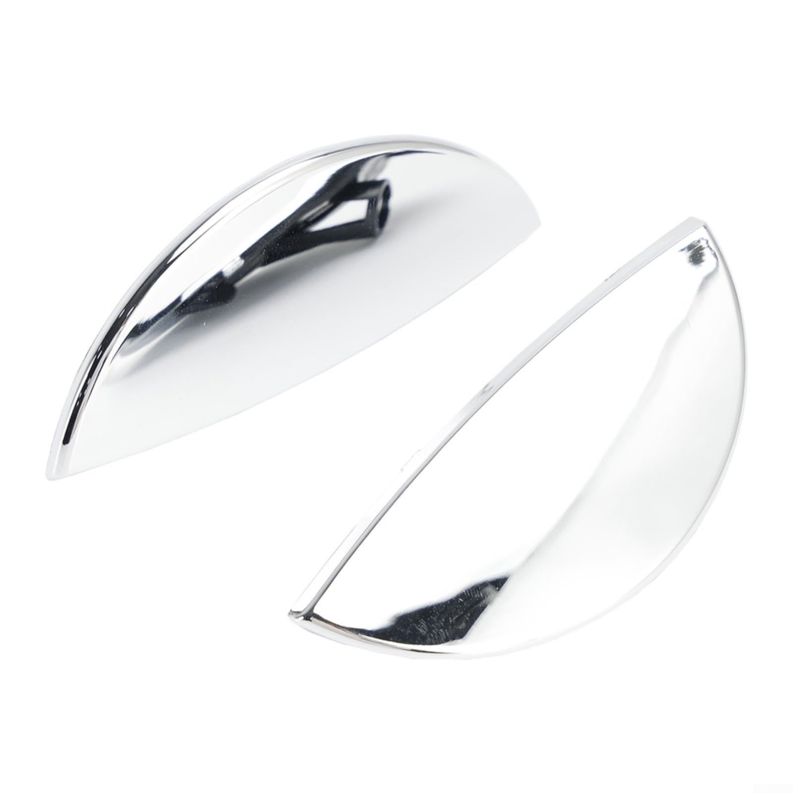 2 coprifari paraurti per BMW Mini Cooper R50 R52 R53 2001-2006, coperture per lavafari, OEM 63126922155, 63126922156 (argento)
