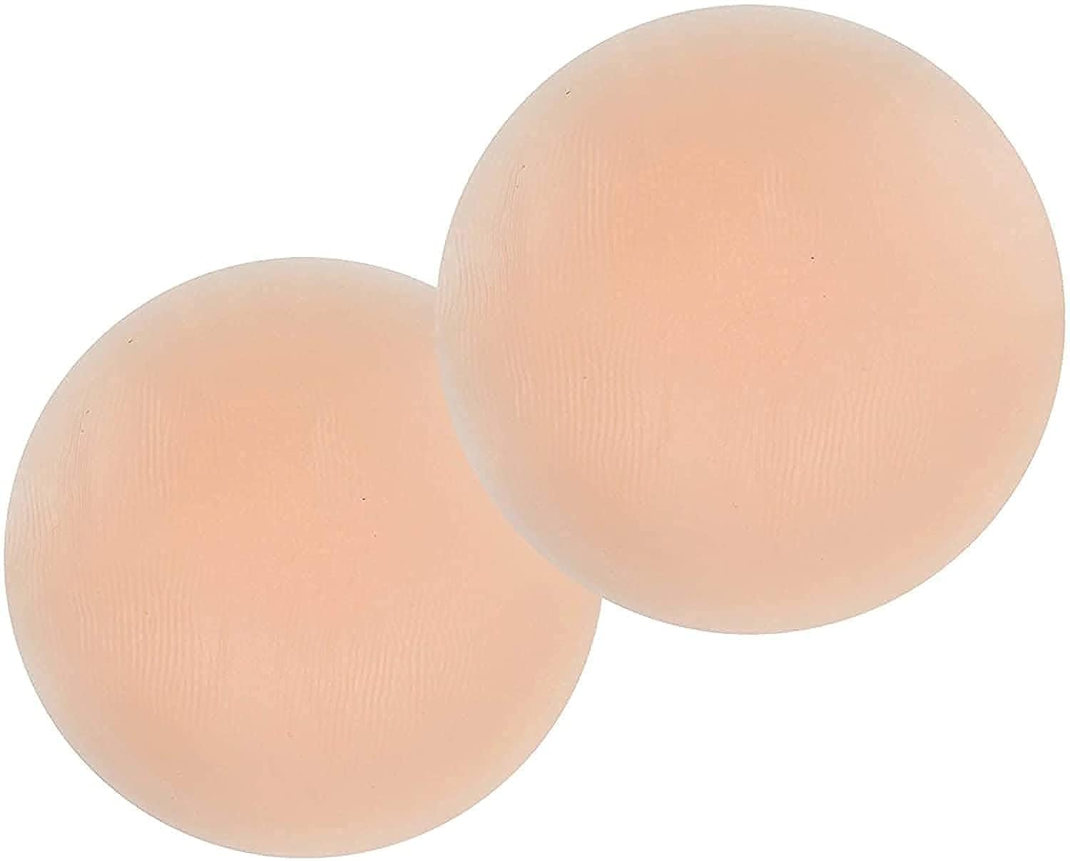 Nipple Covers Reusable Comfortable & Natural Invisible Adhesive Silicone Pasties for Women (Skin)-image-49
