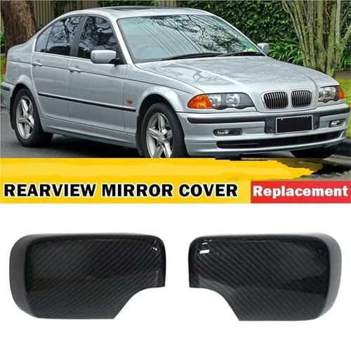 Coque Rétroviseur BMW E46 E39 aspect carbone pour remplacement de boîtier gauche et droit - 2