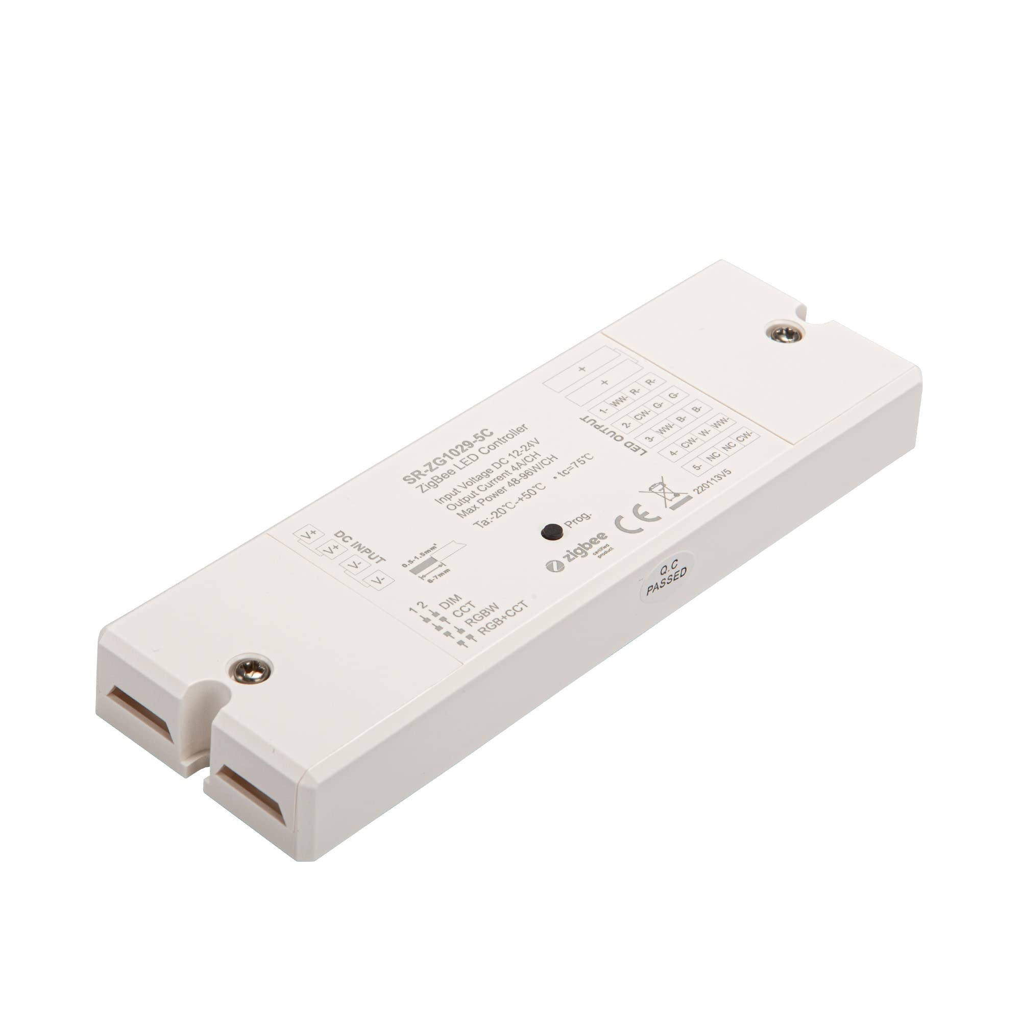 CONNEX Zigbee Dimmer einfarbige/CCT/RGB/RGBW/RGB+CCT 12-36V DC bis 4x5A
