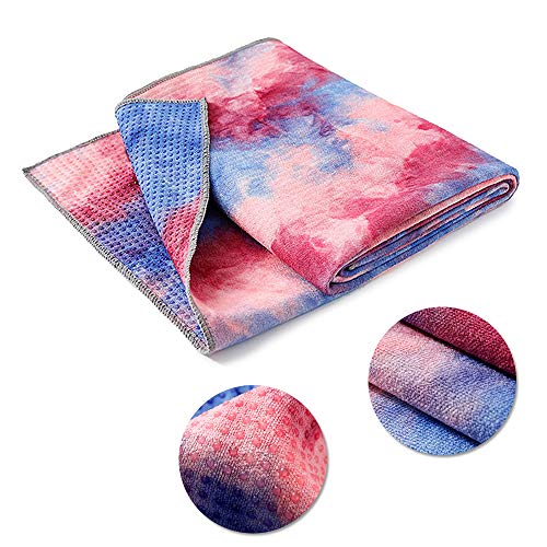 Tapete de yoga, Andoer Tapete de ioga com impressão de secagem rápida antiderrapante toalha de ioga