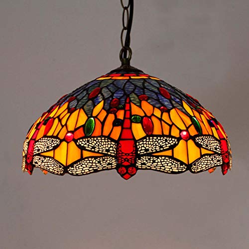 Lustre en vitrail anti-éblouissement pour luminaire de plafond et éclairage de chambre