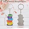 Gilmore Keychain, Vibrant Metal Colorful Cute Keychain with Character Design, Polished Finish Gilmore Keyring for Fans, Girls, Women, Backpack, Purse, Car Keys, Bag Charm Decoration, Gift Idea #4