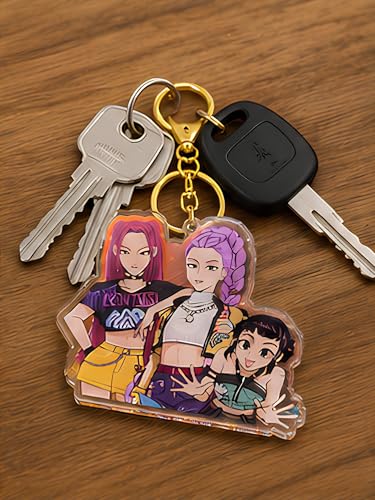 Image of Cute 3D Keychain | Keyring & Quirky Bag Charm | Hard Silicone, Unbreakable | Travel Essential | Kids Friendly | Strap & Bag Hook